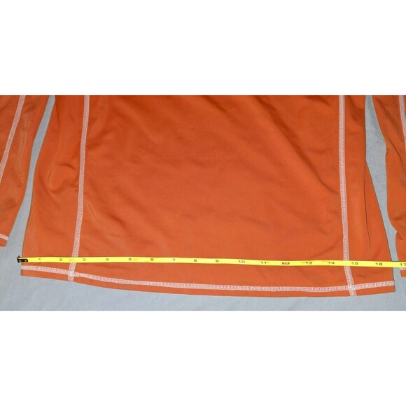 Lands’ End Boys Rash Guard Swim Shirt Long Sleeve Size M 14-16, Orange - Picture 4 of 6